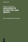 Buchcover Stephan Ludwig Roth: Gesammelte Schriften und Briefe / Der Predigtstuhl der Zeit
