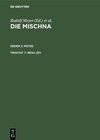 Buchcover Die Mischna. Mo'ed / Besa (Ei)