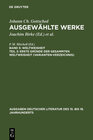 Buchcover Johann Ch. Gottsched: Ausgewählte Werke. Weltweisheit / Erste Gründe der gesammten Weltweisheit (Variantenverzeichnis)