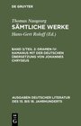 Buchcover Thomas Naogeorg: Sämtliche Werke / Dramen IV: Hamanus mit der deutschen Übersetzung von Johannes Chryseus