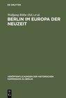 Buchcover Berlin im Europa der Neuzeit