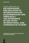 Buchcover Die Erfahrung der Inflation im internationalen Zusammenhang und Vergleich / The Experience of Inflation International an