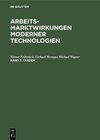 Buchcover Arbeitsmarktwirkungen moderner Technologien / Tandem