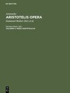 Buchcover Index Aristotelicus
