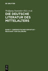 Buchcover Die deutsche Literatur des Mittelalters / 'Oberdeutscher Servatius' - Reuchart von Salzburg