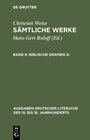 Buchcover Christian Weise: Sämtliche Werke / Biblische Dramen III