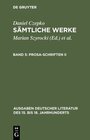 Buchcover Daniel Czepko: Sämtliche Werke / Prosa-Schriften II