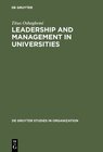 Buchcover Leadership and Management in Universities