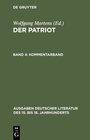 Buchcover Der Patriot / Kommentarband