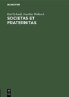 Buchcover Societas et Fraternitas