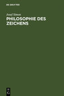 Buchcover Philosophie des Zeichens
