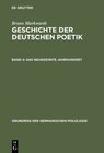 Buchcover Bruno Markwardt: Geschichte der deutschen Poetik / Das neunzehnte Jahrhundert