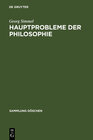 Buchcover Hauptprobleme der Philosophie