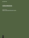 Buchcover Kerameikos / Die geometrischen Pyxiden