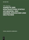 Buchcover Aspekte der kontrastiven Syntax am Beispiel des Niederländischen und Deutschen