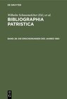 Buchcover Bibliographia Patristica / Die Erscheinungen des Jahres 1983