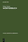 Buchcover Walter Tauber: Der Wortschatz des Hans Sachs / Wörterbuch