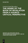 Buchcover The Genre of the Book of Revelation from a Source-critical Perspective