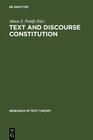 Buchcover Text and Discourse Constitution