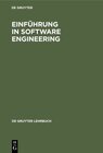 Buchcover Einführung in Software Engineering