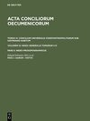 Buchcover Acta conciliorum oecumenicorum. Concilium Universale Constantinopolitanum... / Aaron - Ivstvs