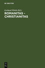 Buchcover Romanitas - Christianitas