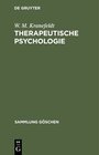 Buchcover Therapeutische Psychologie