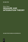 Buchcover Measure and Integration Theory