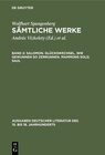 Buchcover Wolfhart Spangenberg: Sämtliche Werke / Salomon. Glückswechsel. Wie gewunnen so zerrunnen. Mammons Sold. Saul