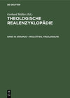 Buchcover Theologische Realenzyklopädie / Erasmus - Fakultäten, Theologische