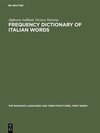 Buchcover Frequency dictionary of Italian words