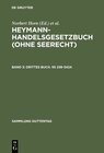 Buchcover Heymann-Handelsgesetzbuch (ohne Seerecht) / Drittes Buch. §§ 238-342a