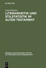Buchcover Literarkritik und Stilstatistik im Alten Testament