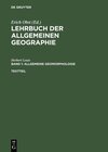 Buchcover Lehrbuch der Allgemeinen Geographie / Allgemeine Geomorphologie