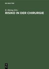 Buchcover Risiko in der Chirurgie