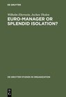 Buchcover Euro-Manager or Splendid Isolation?
