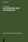 Buchcover Autonomie und Autokratie