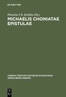 Buchcover Michaelis Choniatae Epistulae