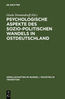Buchcover Psychologische Aspekte des sozio-politischen Wandels in Ostdeutschland