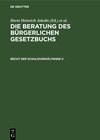 Buchcover Die Beratung des Bürgerlichen Gesetzbuchs / Recht der Schuldverhältnisse II