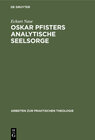 Buchcover Oskar Pfisters analytische Seelsorge