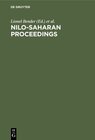 Buchcover Nilo-Saharan Proceedings