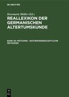 Buchcover Reallexikon der Germanischen Altertumskunde / Metuonis - Naturwissenschaftliche Methoden
