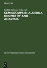 Buchcover Semigroups in Algebra, Geometry and Analysis