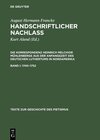 Buchcover August Hermann Francke: Handschriftlicher Nachlass. Die Korrespondenz... / 1740–1752