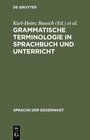 Buchcover Grammatische Terminologie in Sprachbuch und Unterricht