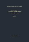 Buchcover Die älteren griechischen Katenen zum Buch Hiob / Einleitung, Prologe und Epiloge, Fragmente zu Hiob 1,1 - 8,22