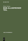 Buchcover BGB Allgemeiner Teil