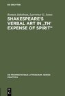 Buchcover Shakespeare's Verbal Art in "Th' Expense of Spirit"