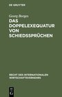 Buchcover Das Doppelexequatur von Schiedssprüchen